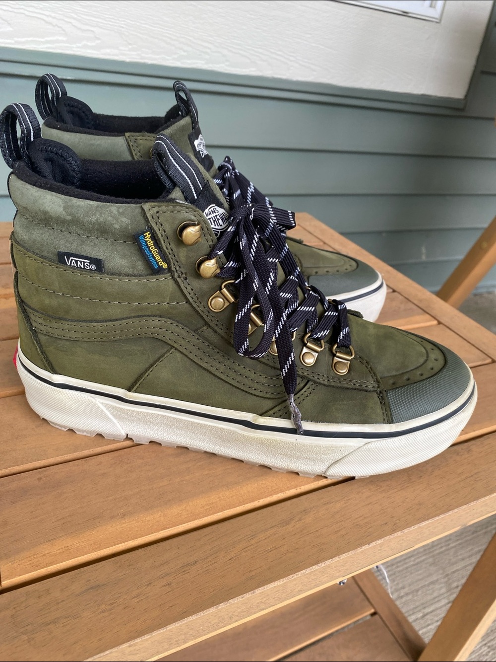 Vans MTE Cold Weather Olive Green High-Top Sneakers